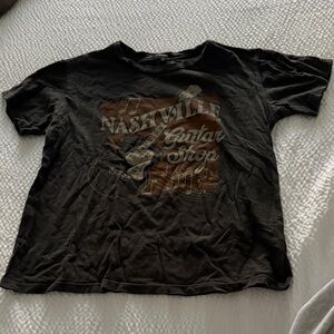 Nashville Guitar Shop Black T-Shirt